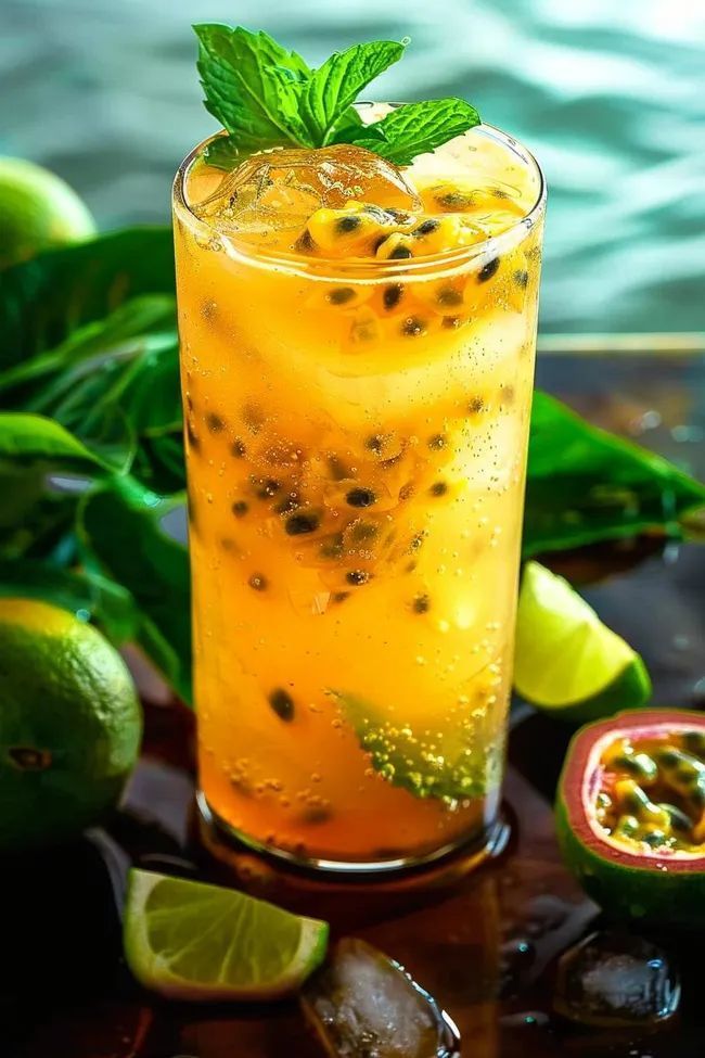 Excellence-Infused Tropical Rum Cooler
