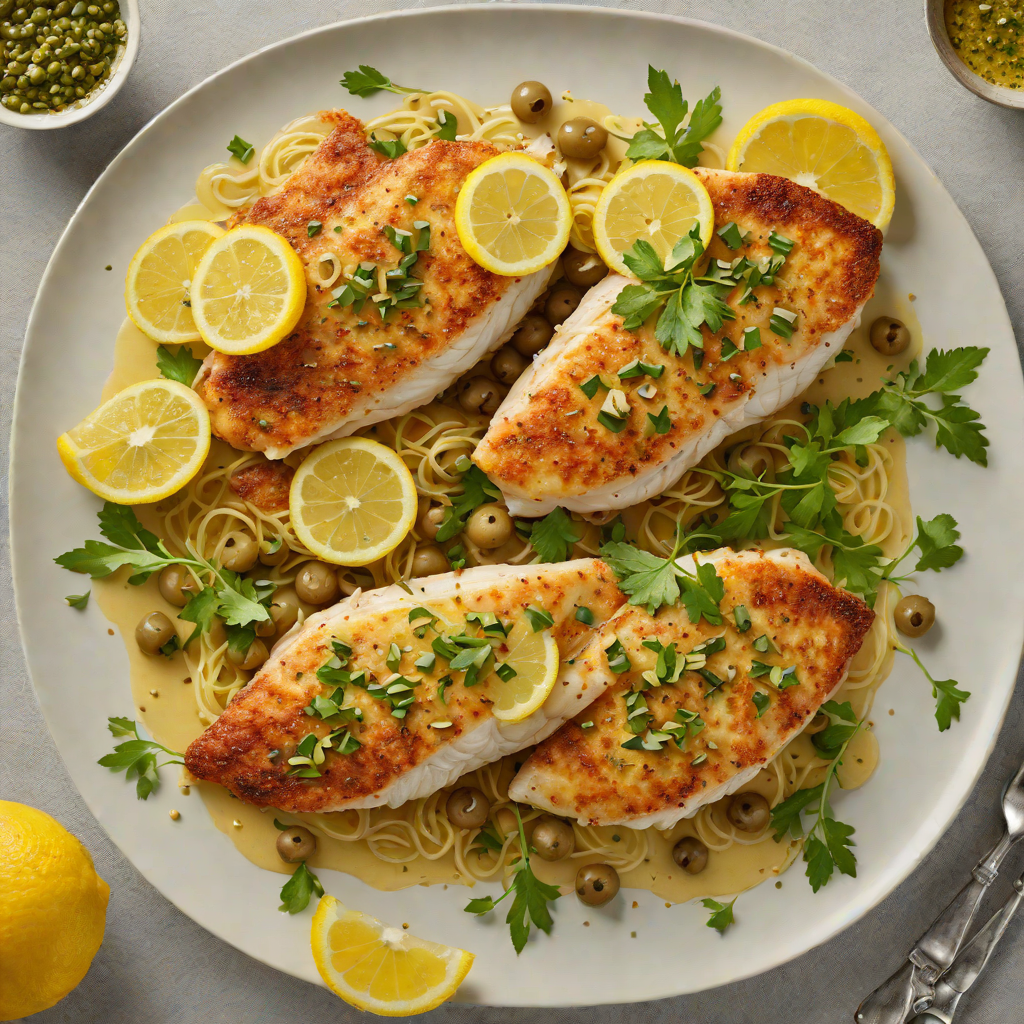 Pan-Fried Tilapia with Lemon-Caper Butter Sauce