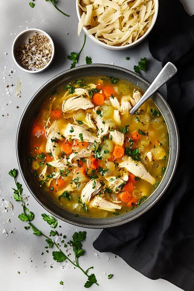 Classic Threat Chicken Soup