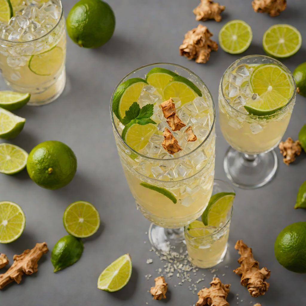 Fiery Ginger Lime Mezcal Sour