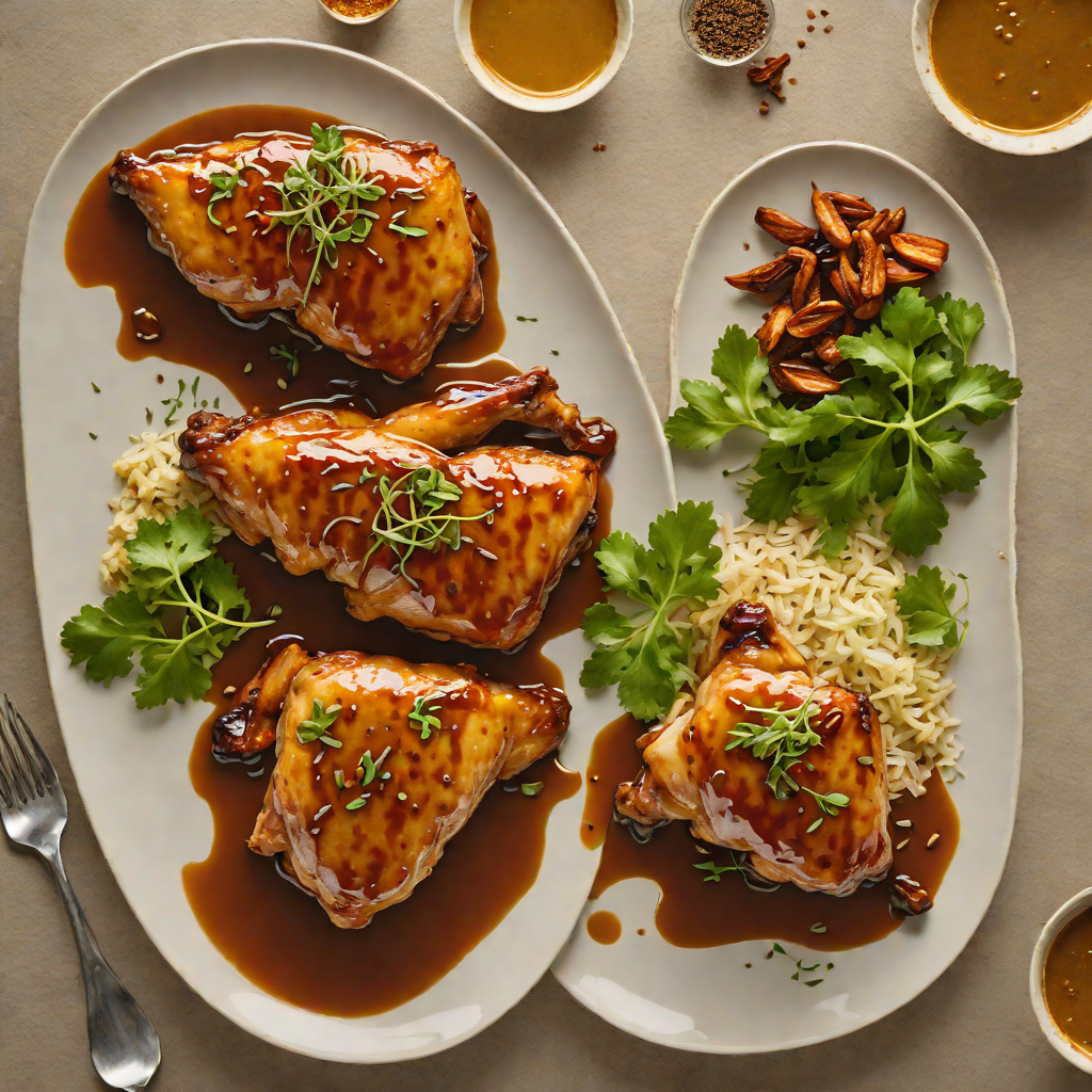 Pan-Seared Chicken with Tamarind and Turmeric Glaze