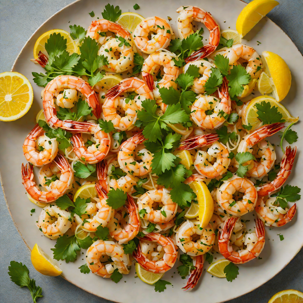 Sautéed Garlic Shrimp with Zesty Lemon and Fresh Parsley