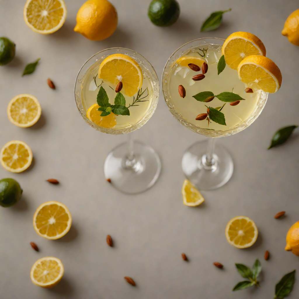 Citrus-Spiced Gin Martini with Cardamom