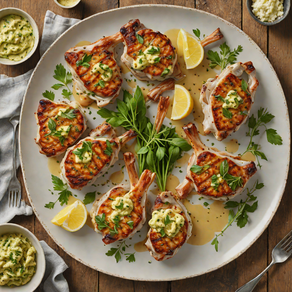Pan-Seared Rabbit Chops with Garlic Herb Butter