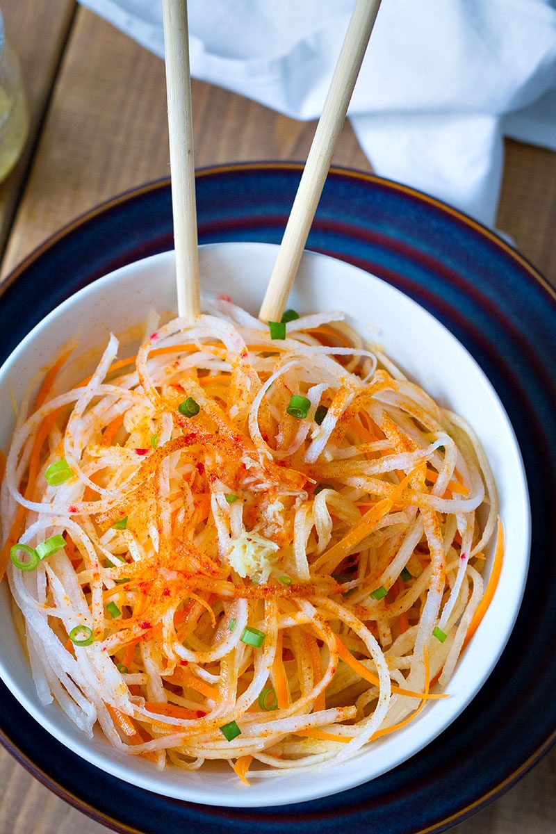 Pickled Daikon and Carrot Salad