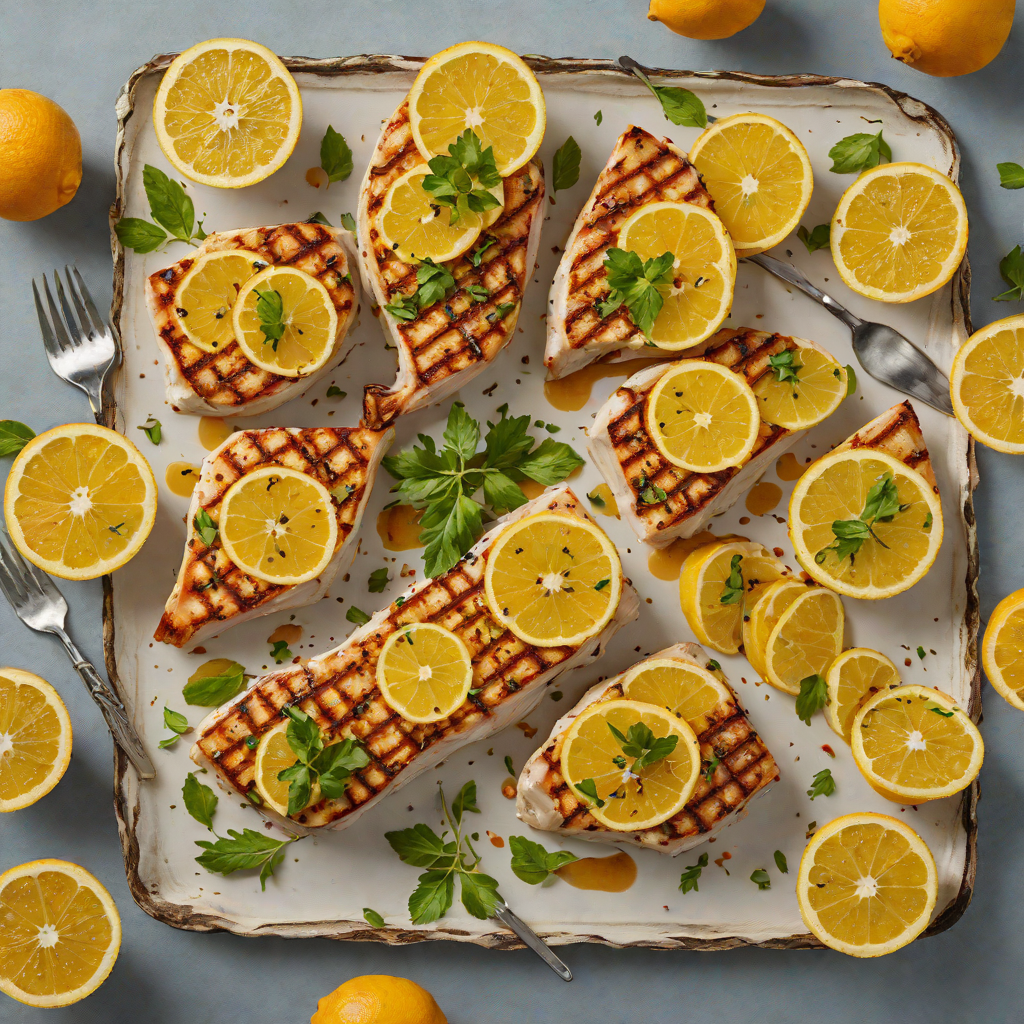 Grilled Citrus-Marinated Swordfish Steaks