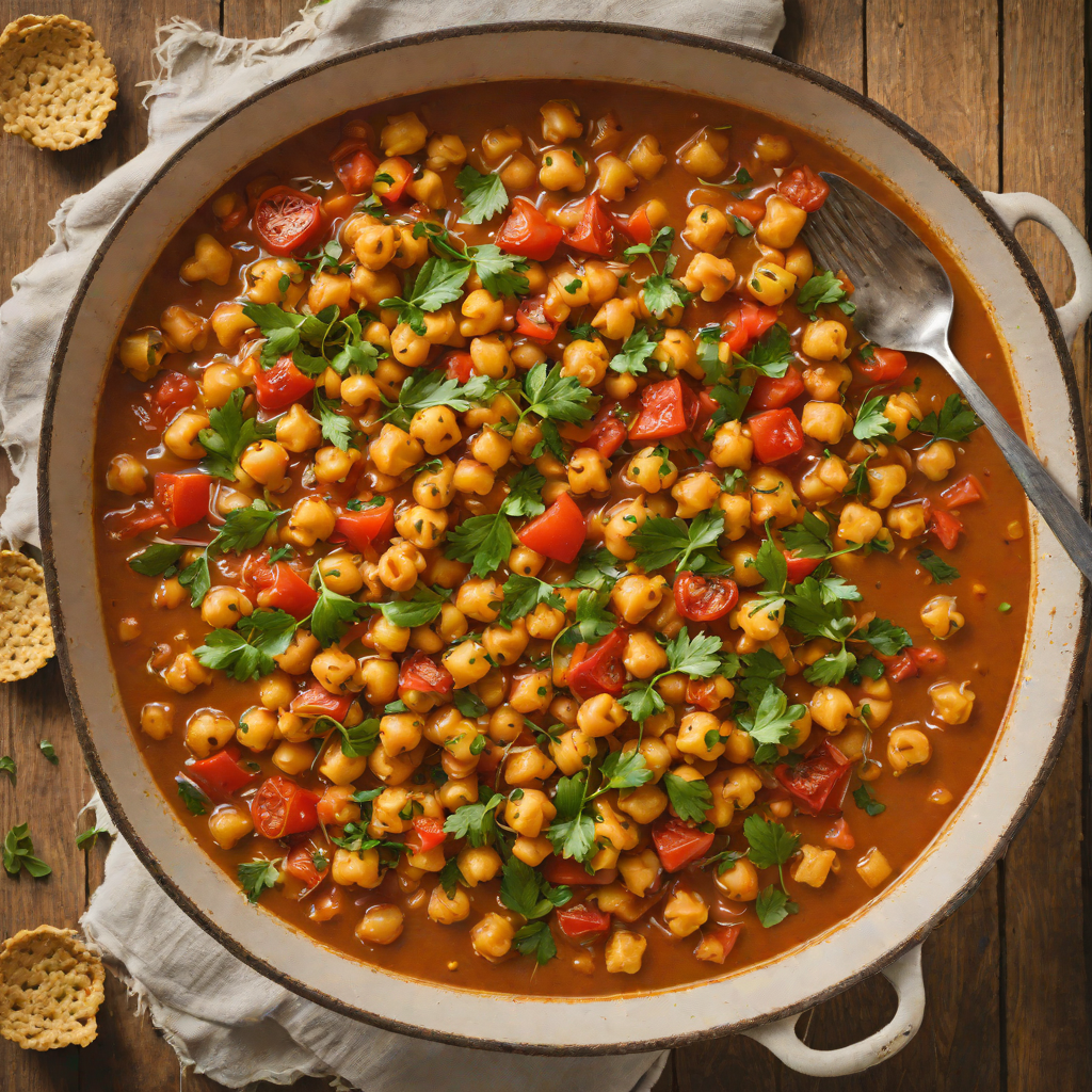 Sautéed Spiced Chickpea and Tomato Stew