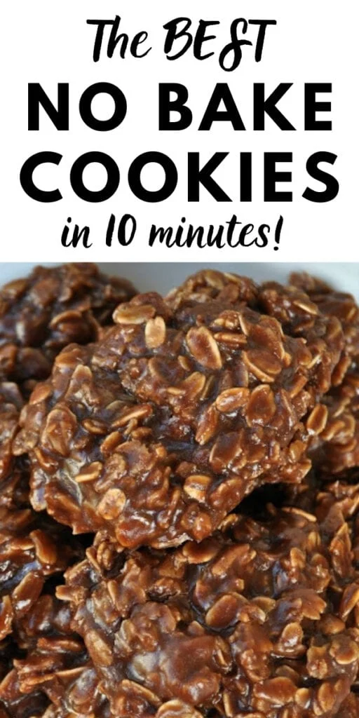 No-Bake Peanut Butter Chocolate Cookies