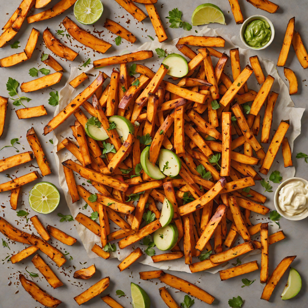 Oven-Baked Sweet Potato and Apple Fries