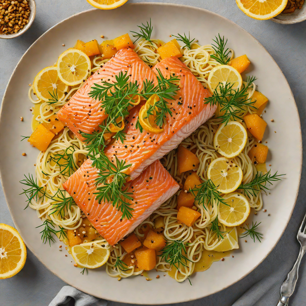 Citrus-Braised Salmon with Fennel and Orange