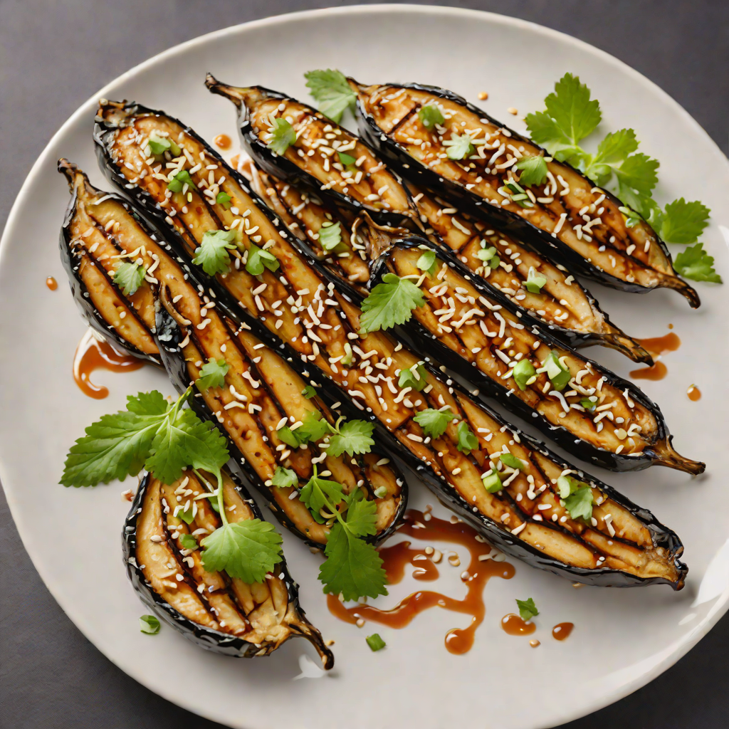 Grilled Miso-Glazed Eggplant with Toasted Sesame