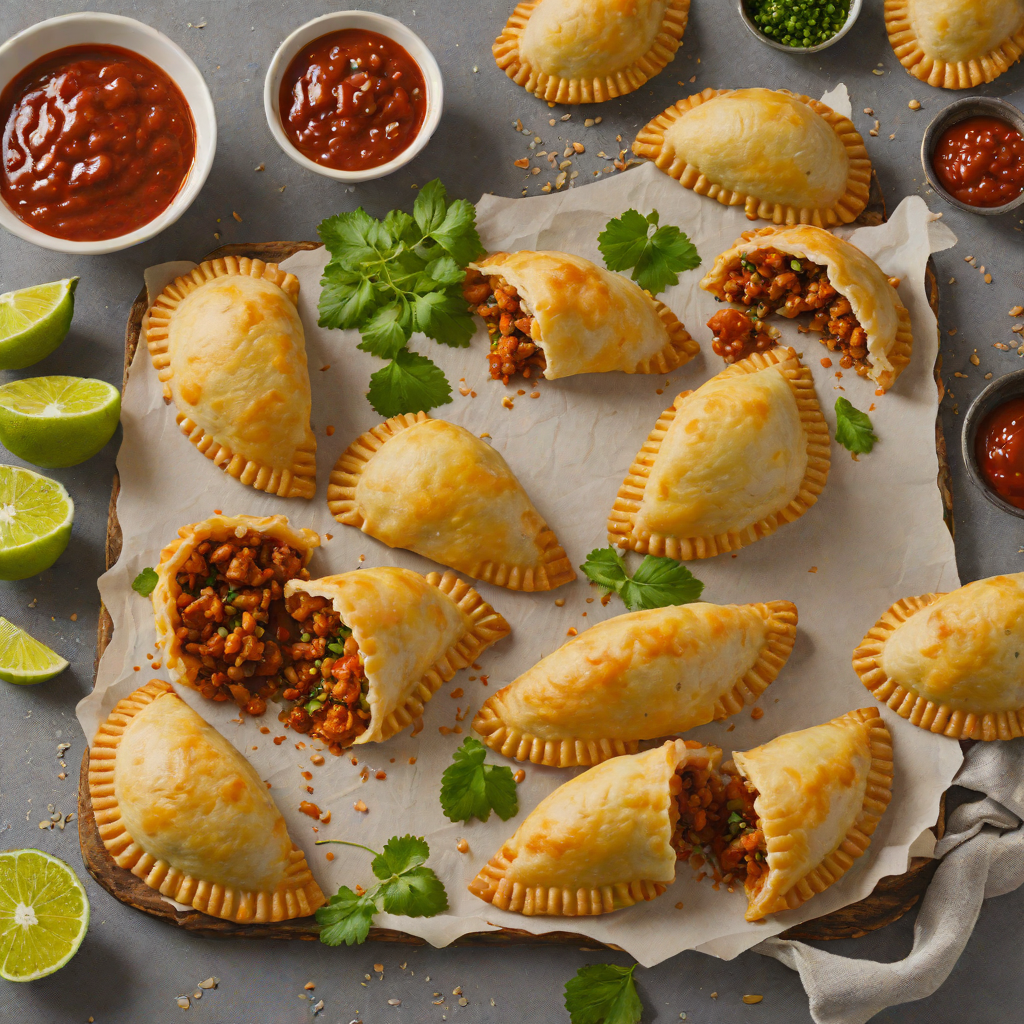 Pan-Fried Venezuelan Chicken Empanadas with Sofrito