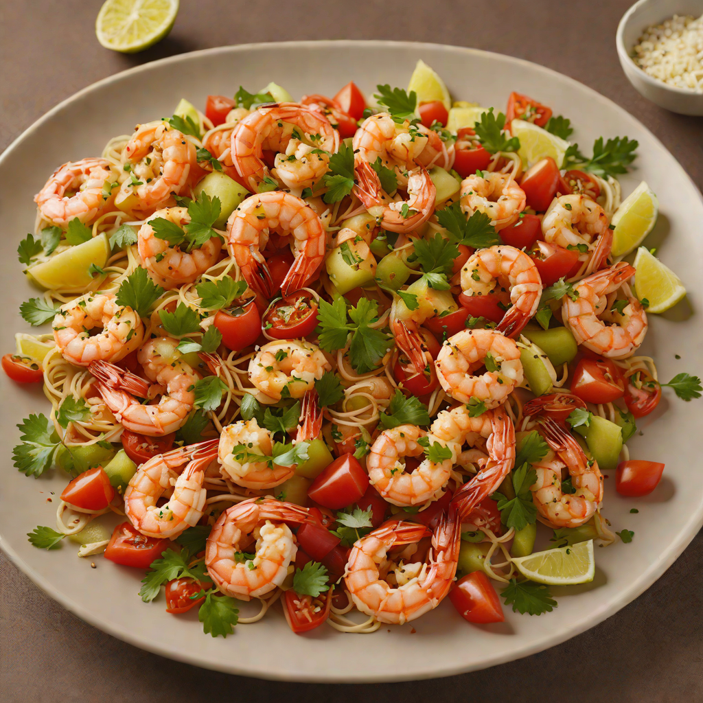 Stir-Fried Shrimp with Garlic and Fresh Tomatoes