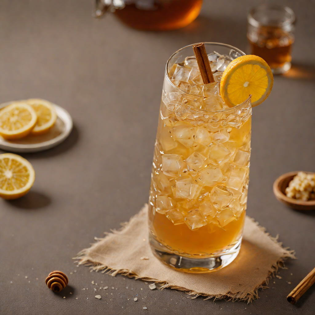 Vanilla Bean Bourbon Sour with Honey
