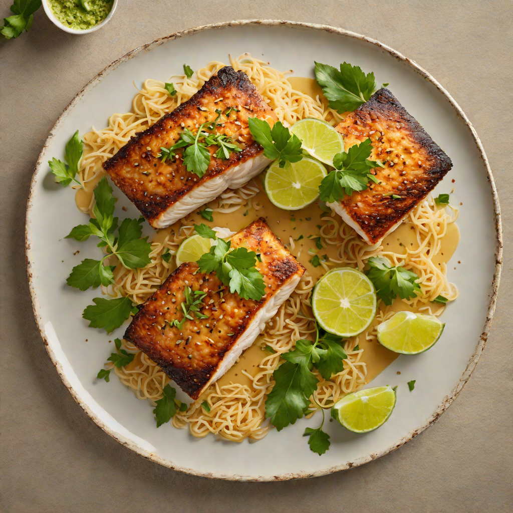 Crispy Skin Barramundi with Coconut Lime Sauce