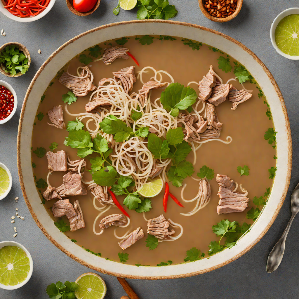 Vietnamese Pho-Inspired Hidden Beef Broth Soup