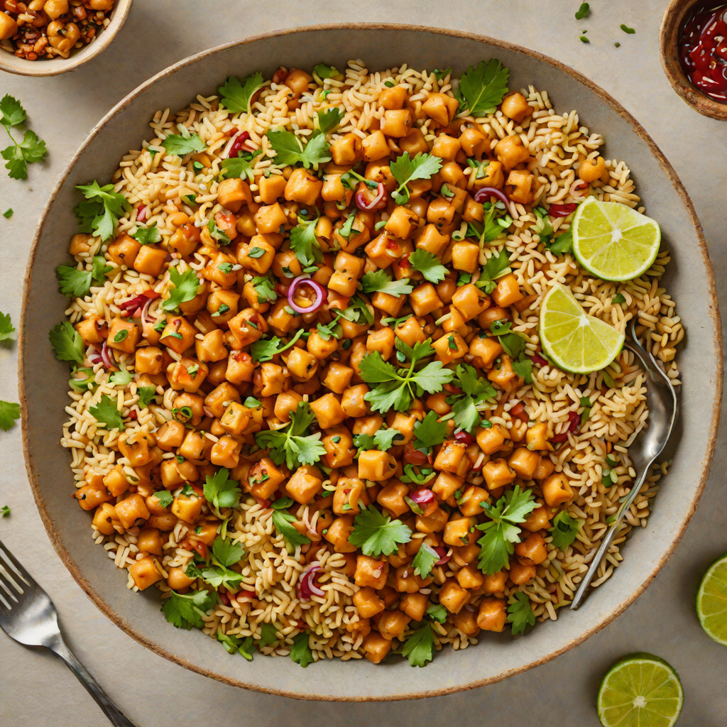 Browser Game-Inspired Spiced Chickpea and Quinoa Bowl