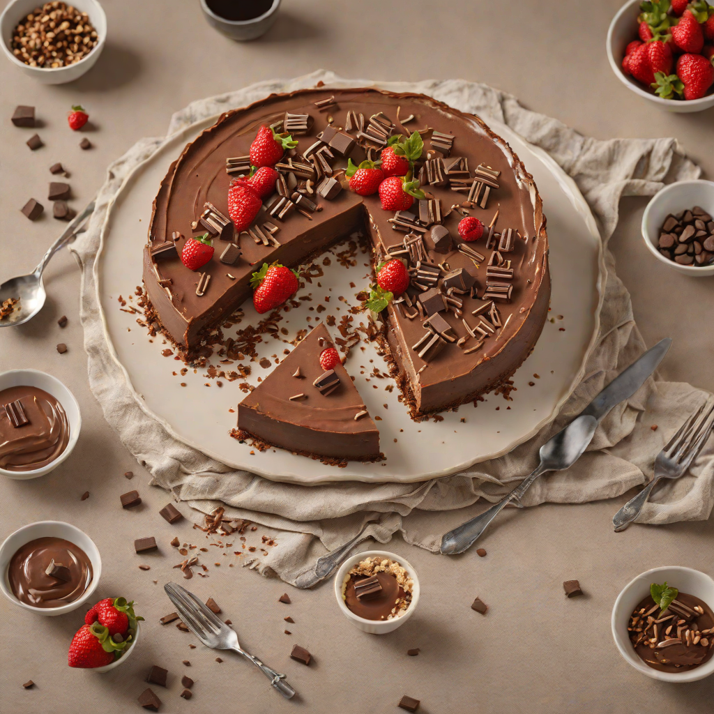 No-Bake Triple Chocolate Cheesecake