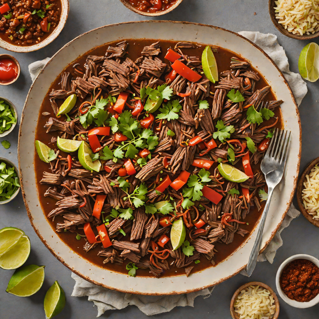 Slow-Cooked Beef Barbacoa with Ancho Chili and Chipotle