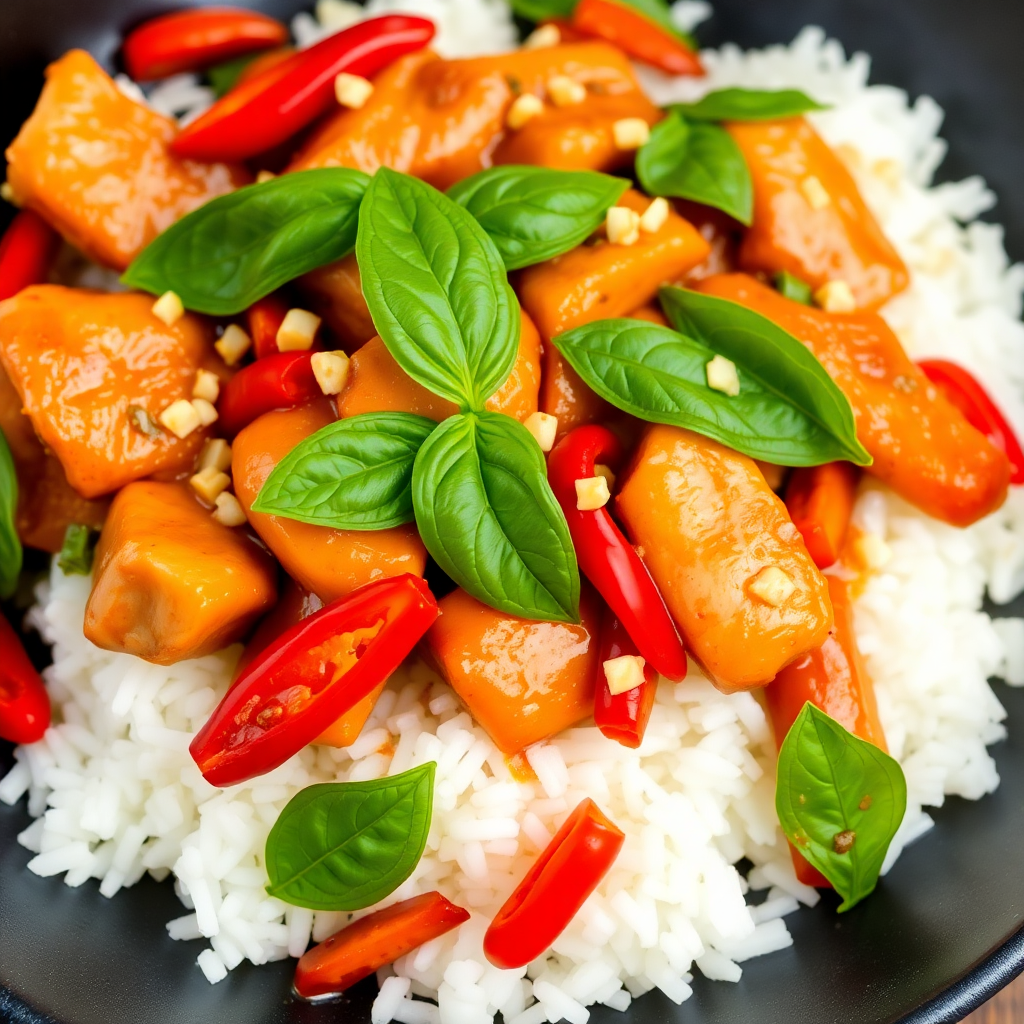 Thai Basil Chicken Stir Fry