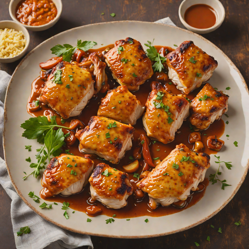 Pan-Seared Chicken Thighs with Smoky Paprika and Garlic Sauce