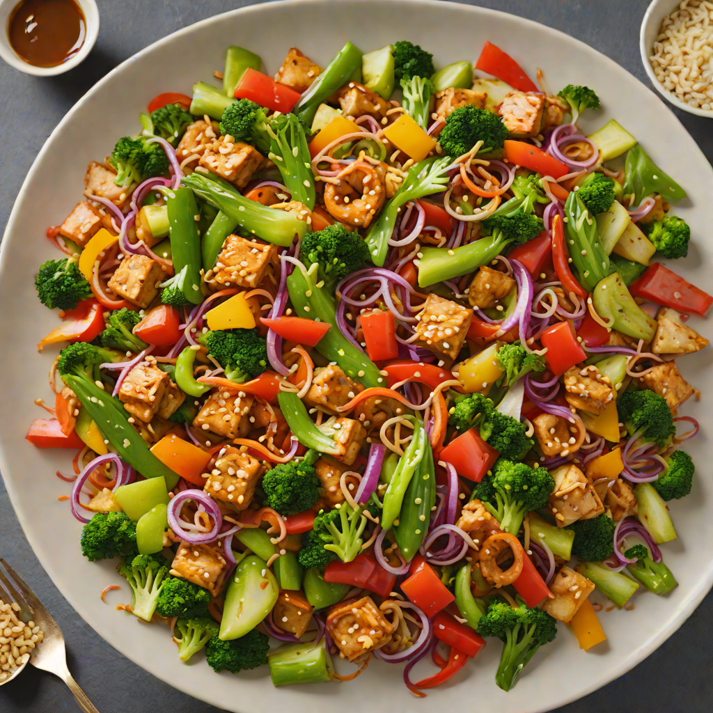 Vegetable Stir-Fry with Ginger-Garlic Sauce