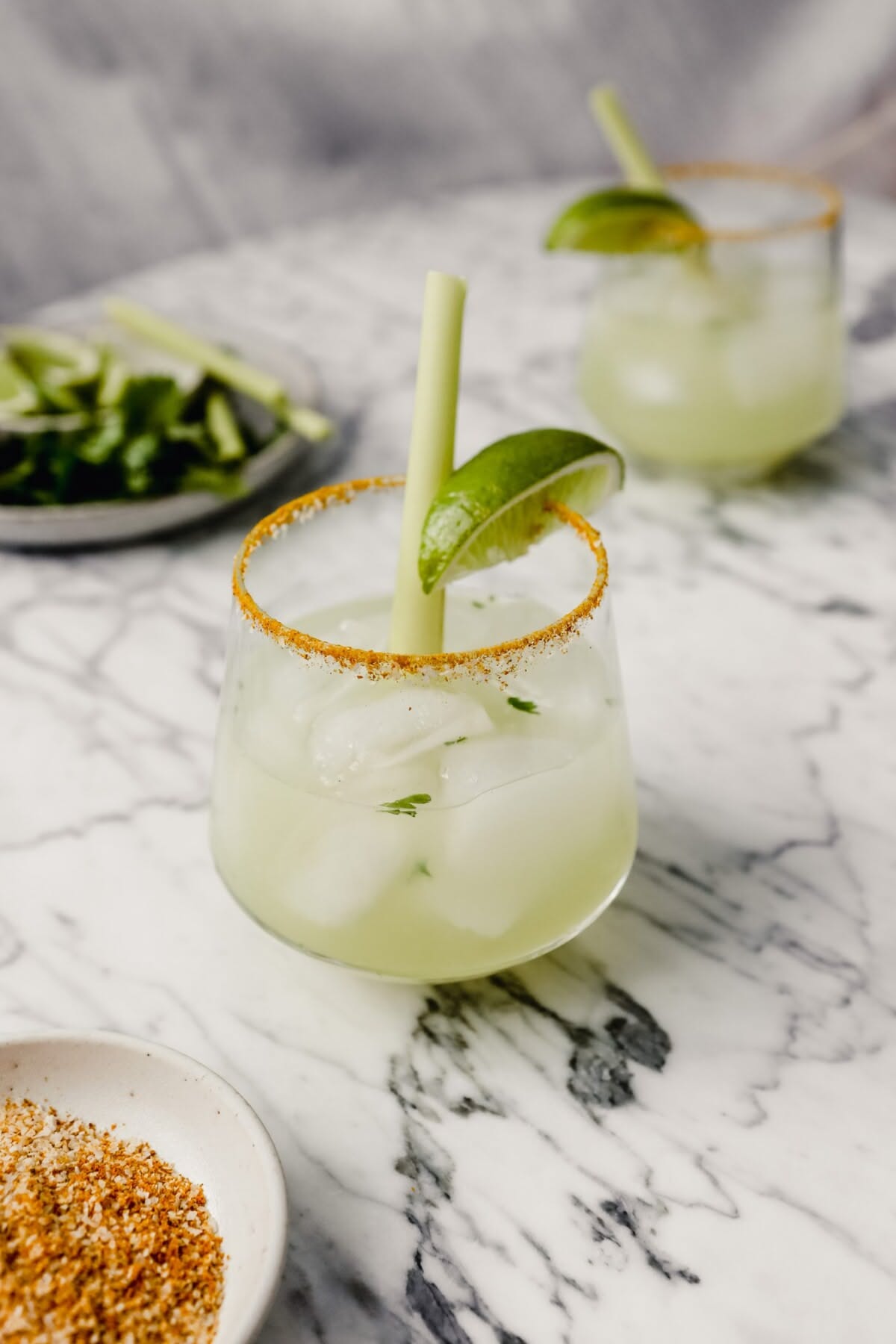 Chilled Ginger Lemongrass Martini