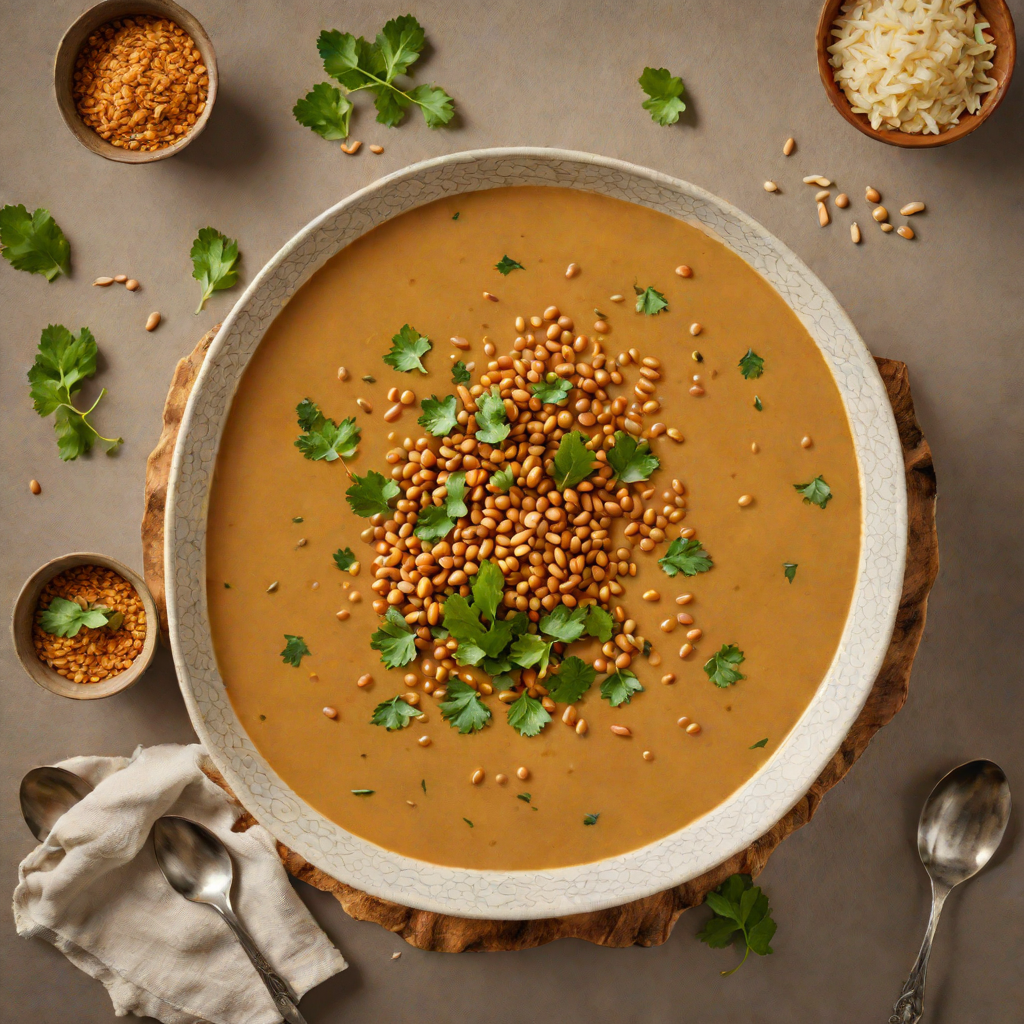 Half-Measure Spiced Lentil Soup with Coconut Milk