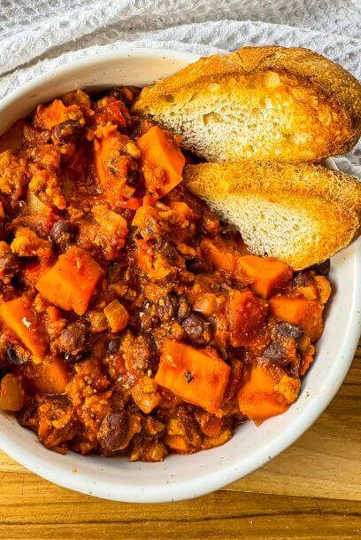 Chipotle Turkey Chili with Sweet Potato