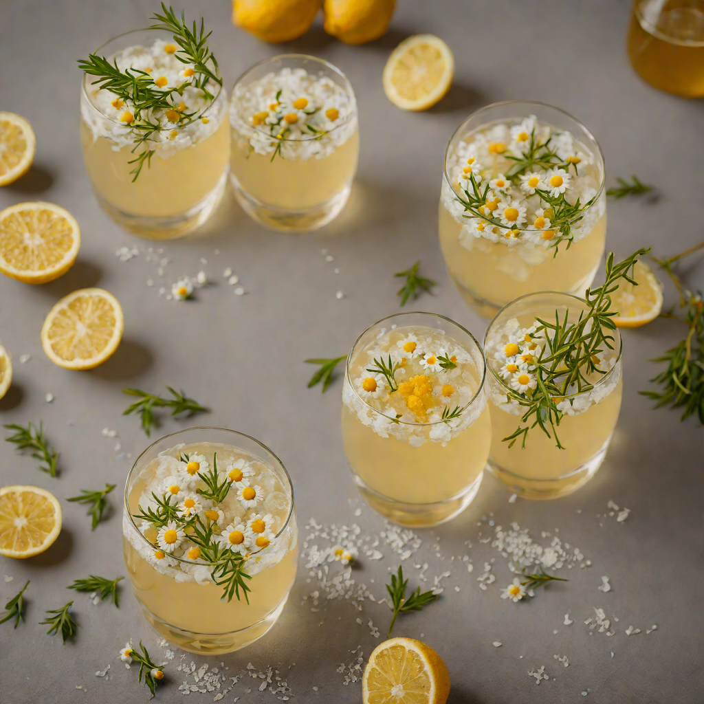 Honeyed Chamomile Gin Fizz