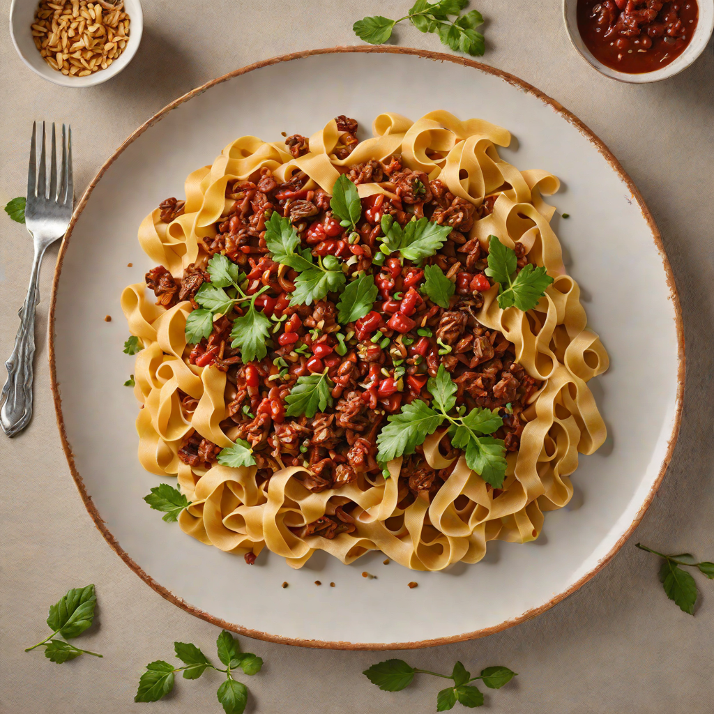 Slow-Cooked Kangaroo Ragu with Native Pepperberry and Tagliatelle