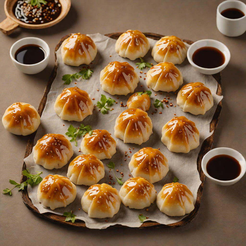 Pan-Fried Shanghainese Pork Buns with Sweet Soy Glaze