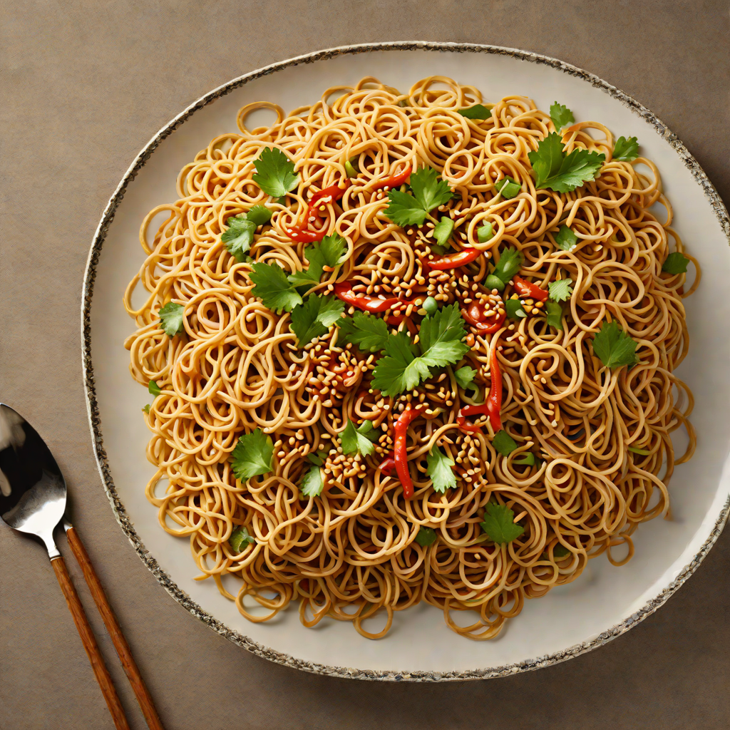 Shanghainese Stir-Fried Noodles with Soy-Ginger Sauce
