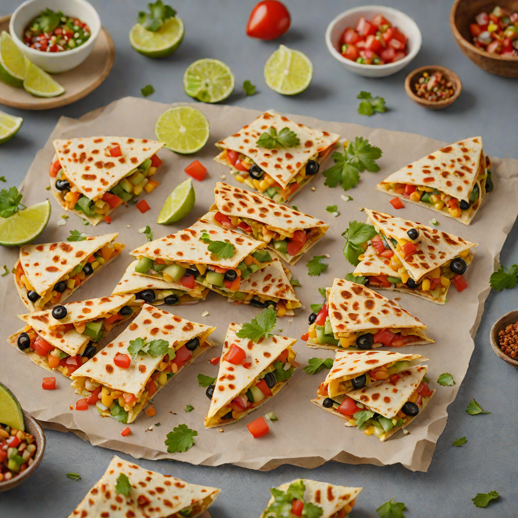 Veggie-Loaded Mini Quesadillas for Little Hands