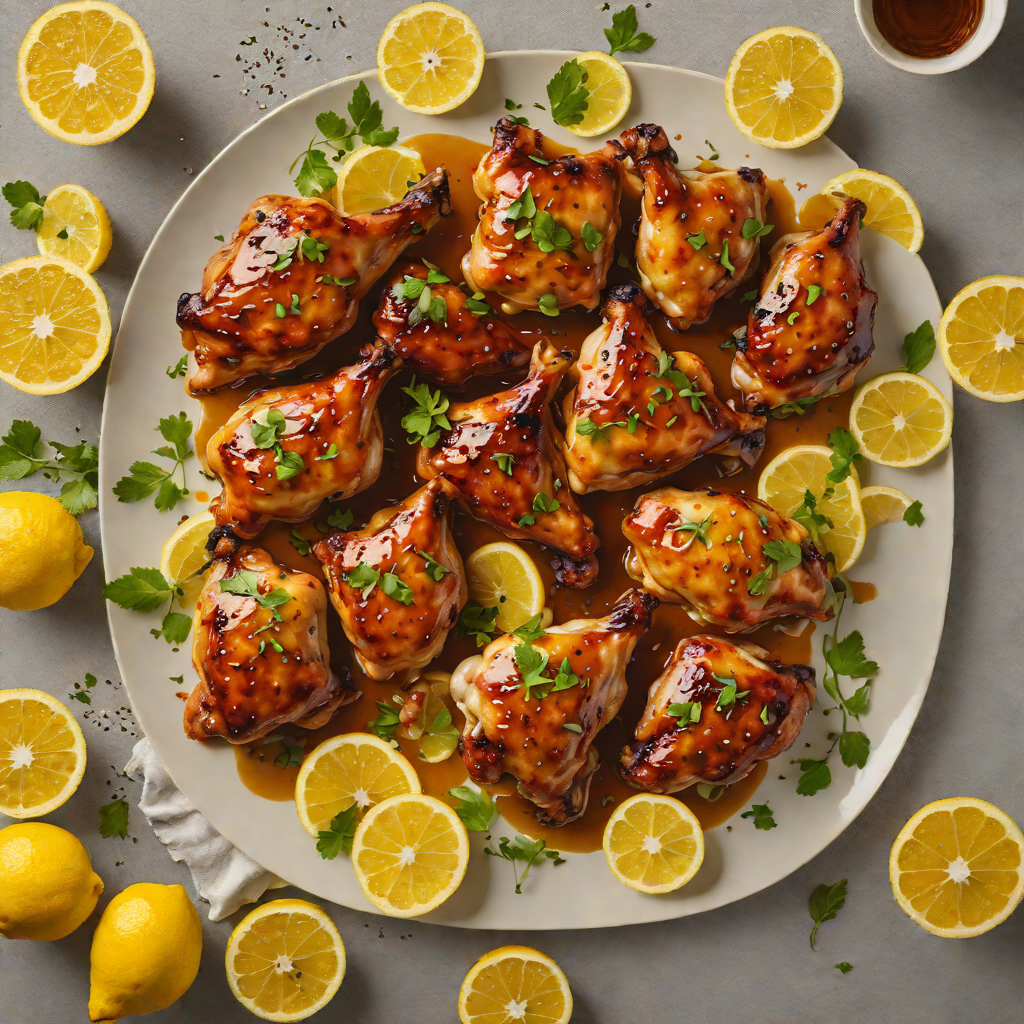 Interactive Lemon-Ginger Honey Glazed Chicken Thighs