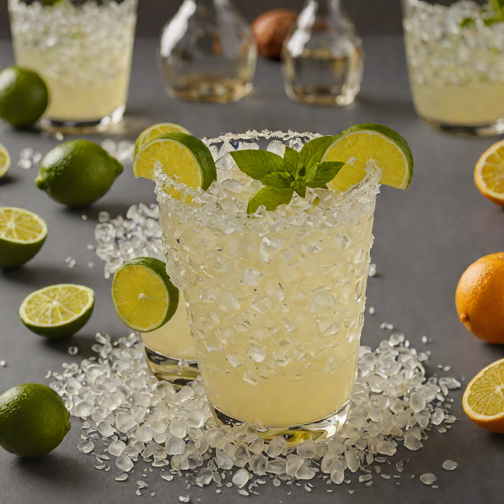 Salt-Rimmed Cointreau Margarita on the Rocks