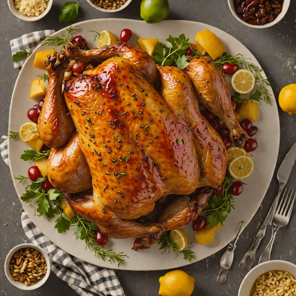 Northern Wisconsin Maple-Glazed Roasted Chicken
