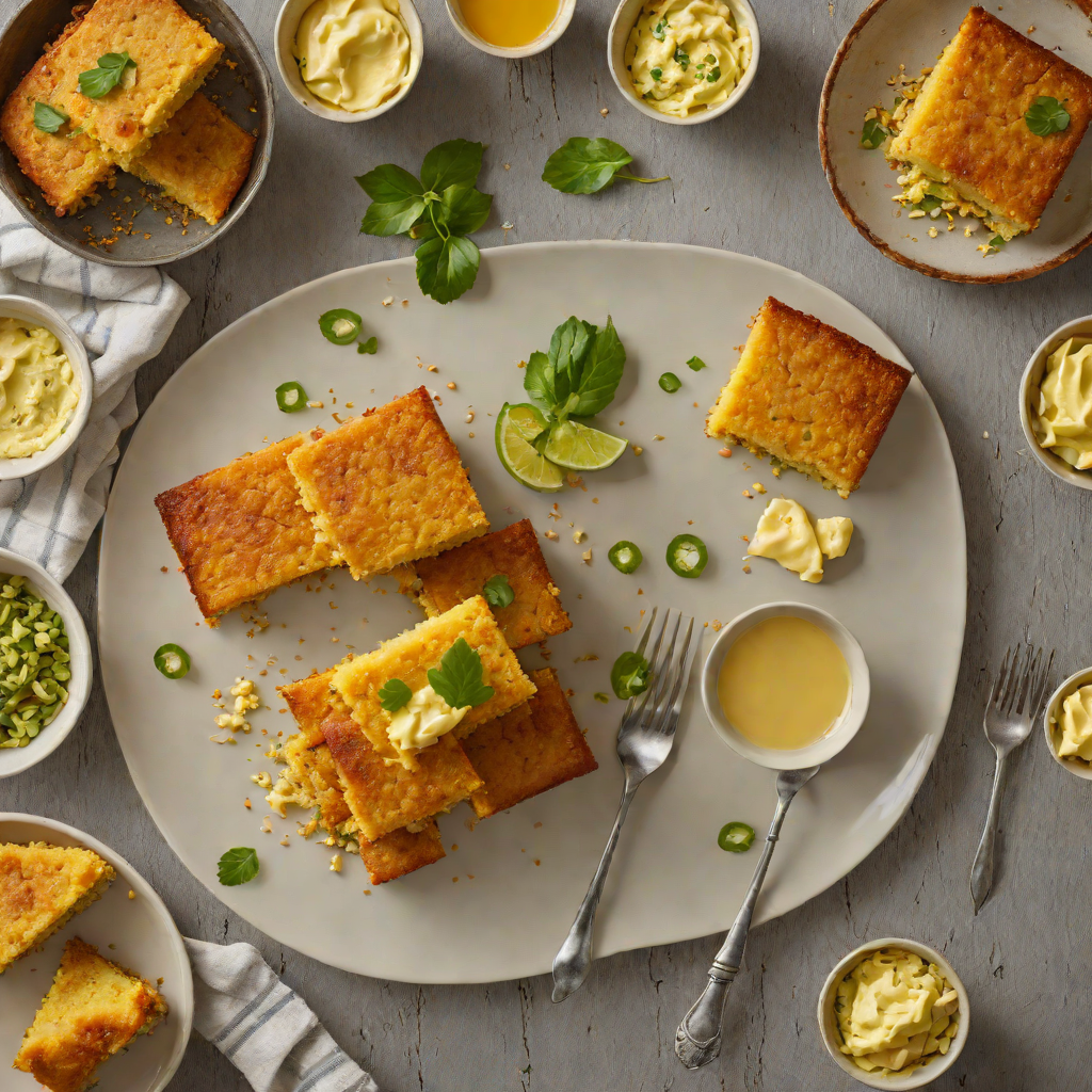 North Shore Spiced Cornbread with Jalapeño Honey Butter