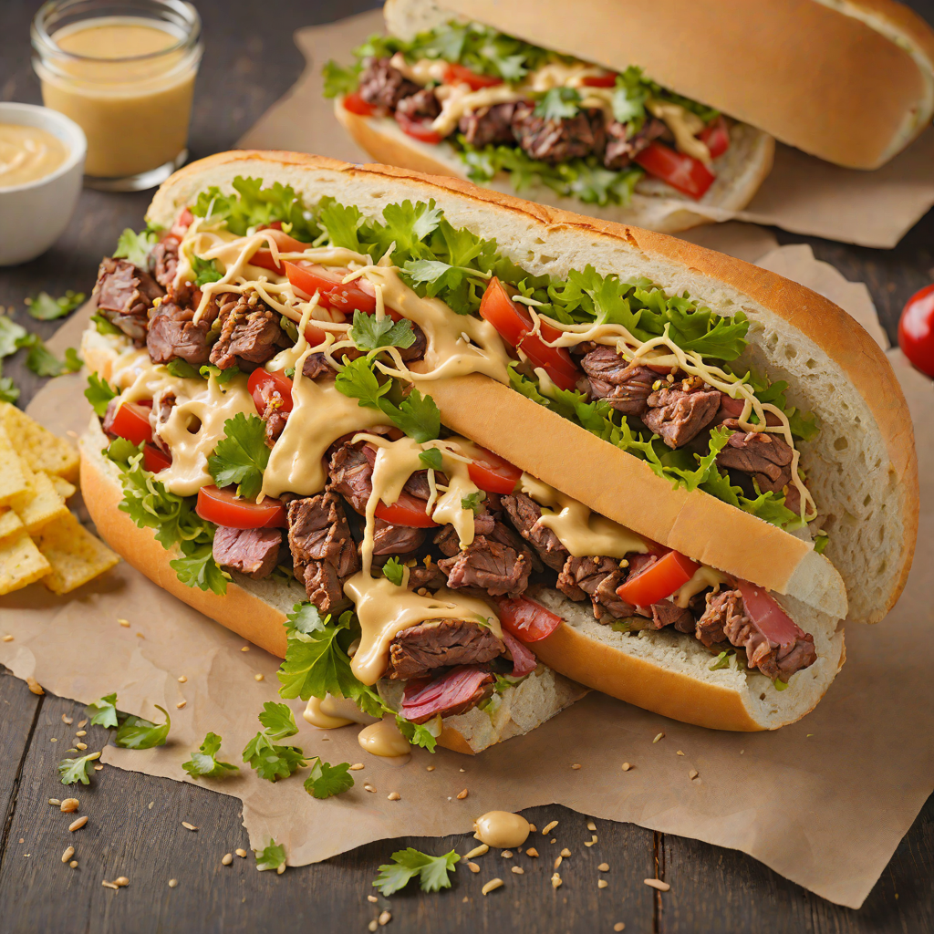 Grilled Steak Hoagie with Spicy Southwest Aioli