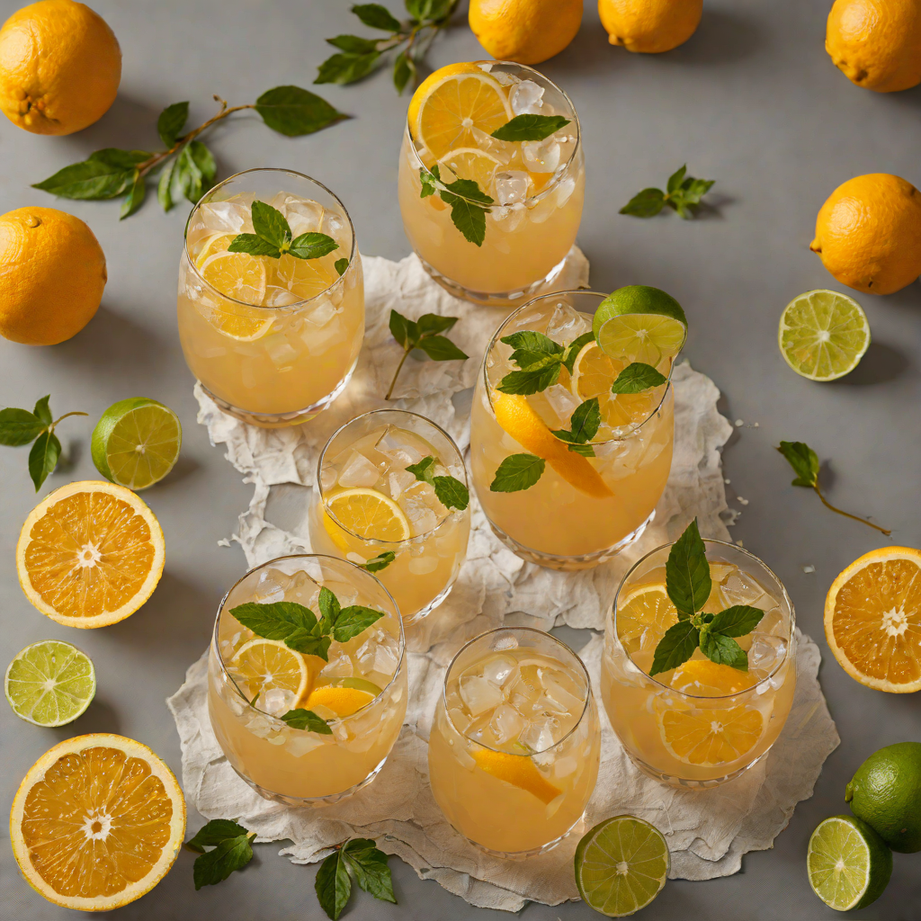 Batchable Citrus and Ginger Rum Punch