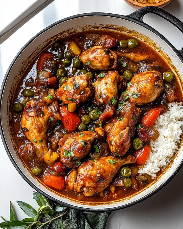 Braised Chicken Gizzards in Dominican-Style Sofrito