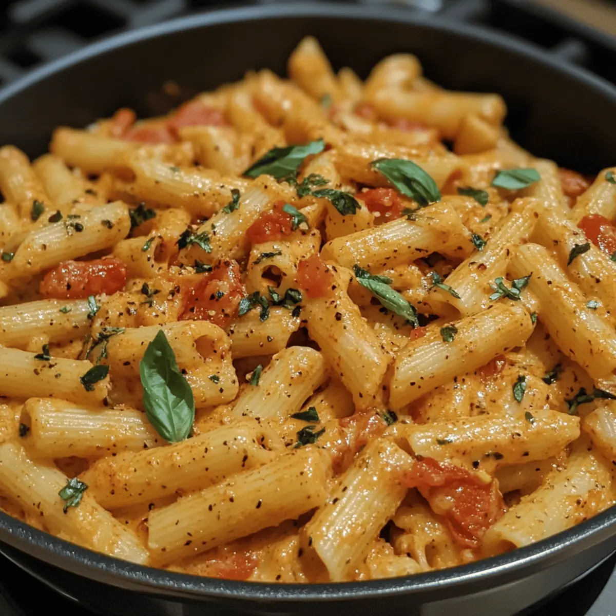 One-Pot Creamy Tomato Basil Pasta