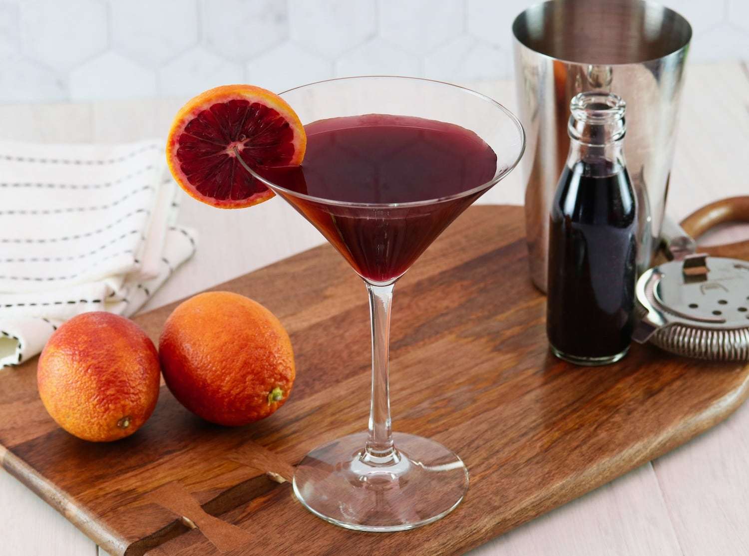 Blood Orange and Manischewitz Kosher Cocktail