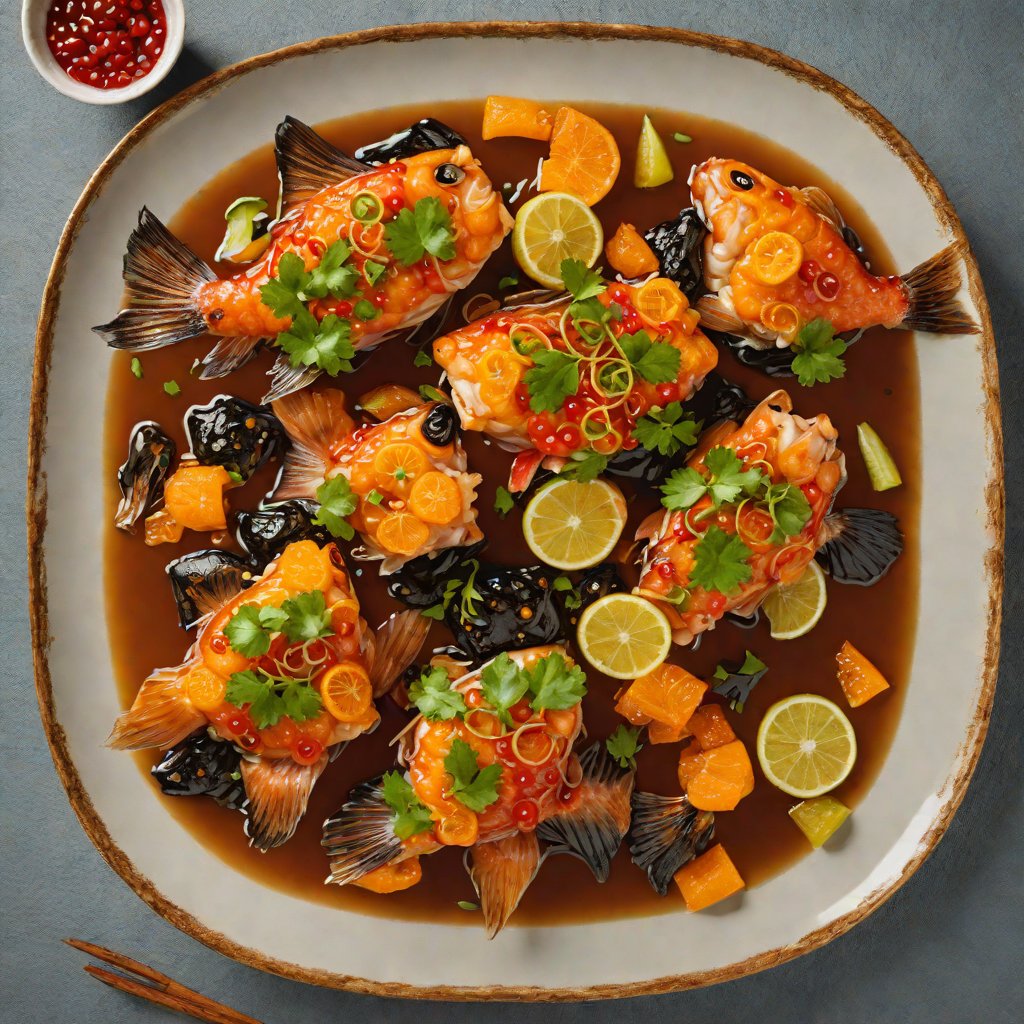 Shanghai-Style Sweet and Sour Mandarin Fish