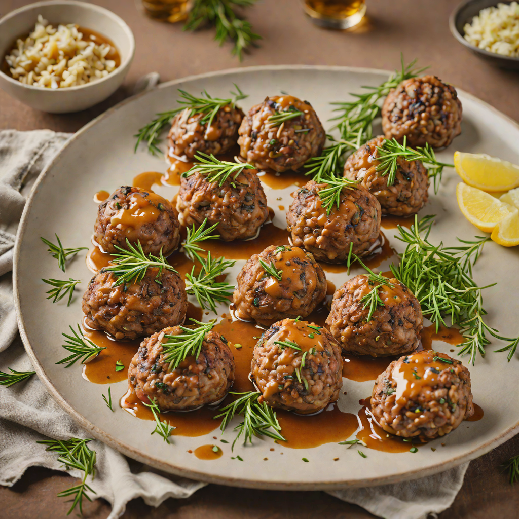 Slow-Cooked Lamb Rissoles with Rosemary and Garlic