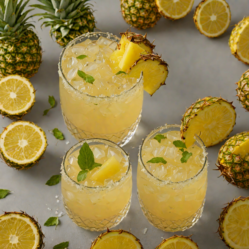 Rimmed Tequila Pineapple Crush