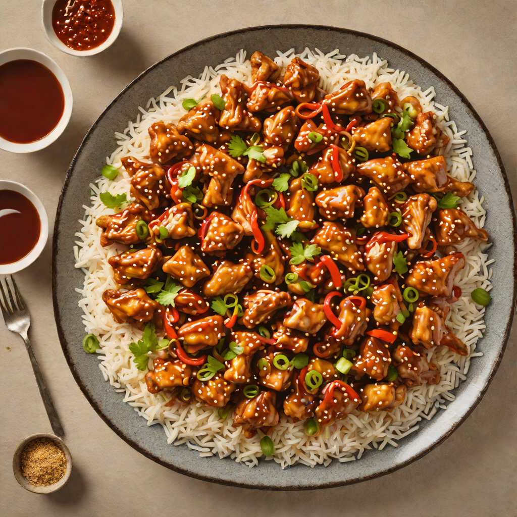 Stir-Fried Ginger Chicken with Shopee Express Delivery Sauce