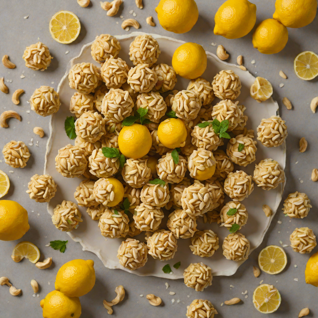No-Bake Lemon Cashew Energy Bites