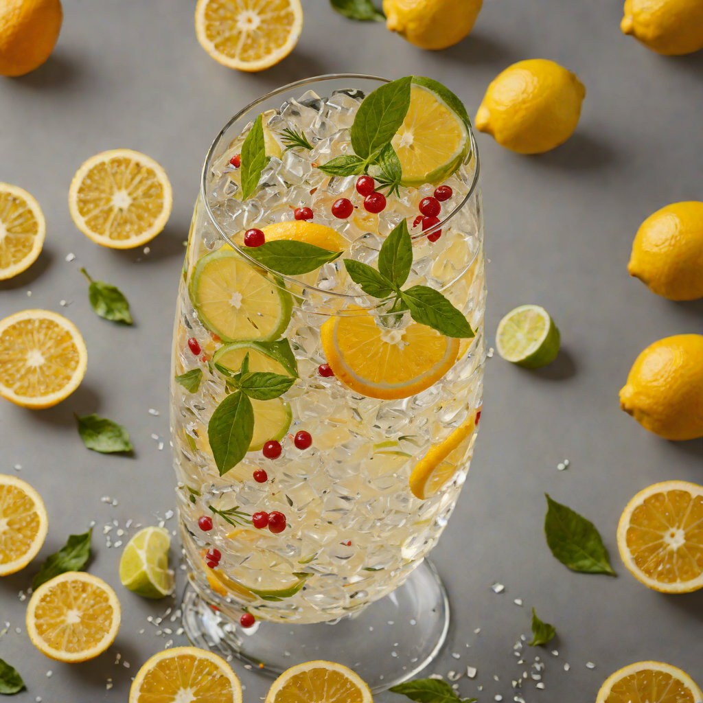 Citrus-Pepper Sparkler with Gin