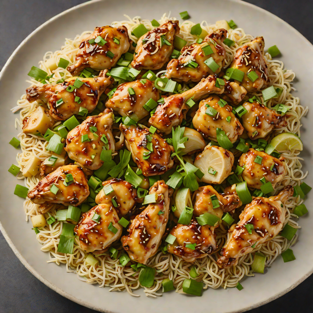 Sautéed Garlic Chicken with Ginger and Scallions